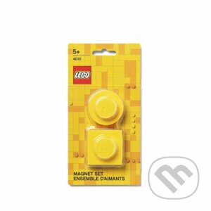 LEGO magnetky, set 2 ks - YELLOW - LEGO