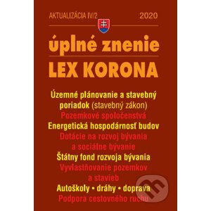 Aktualizácia IV/2 - LEX-KORONA - stavebný zákon, doprava a cestovný ruch - Poradca s.r.o.