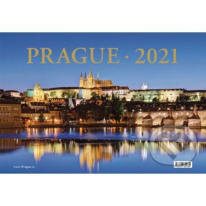 Kalendář stolní 2021 - Prague - Pražský svět