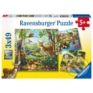 Zvířata v lese, ZOO a domácí zvířata - Ravensburger