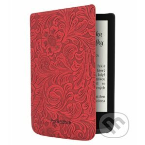 Puzdro PocketBook HPUC-632-R-F Red Flowers - PocketBook