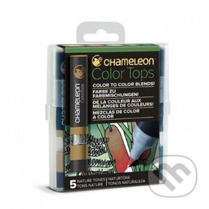 Set Chameleon Color Tops, 5ks - přírodní tóny - Chameleon