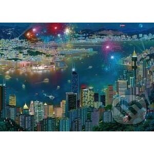 Fireworks over Hong Kong - Schmidt