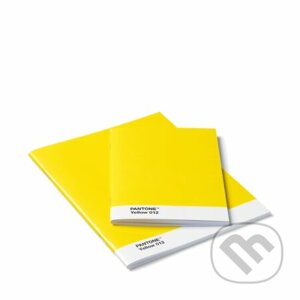 PANTONE Zápisník, 2 veľkosti, mäkká väzba - Yellow 012 - PANTONE