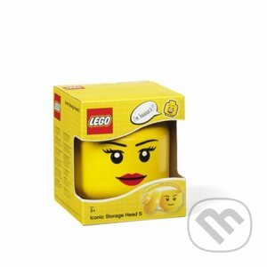 LEGO úložná hlava (veľkosť S) - dievča - LEGO