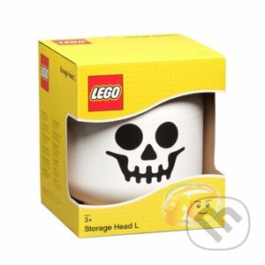 LEGO úložná hlava (veľkosť S) - kostlivec - LEGO