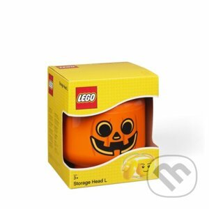 LEGO úložná hlava (veľkosť S) - tekvica - LEGO