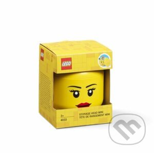 LEGO úložná hlava (veľkosť L) - dievča - LEGO