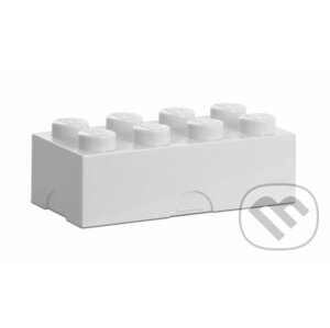 LEGO desiatový box 100 x 200 x 75 mm - biela - LEGO