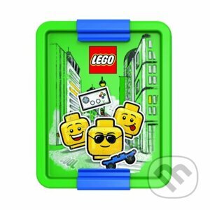 LEGO ICONIC Boy box na desiatu - modrá/zelená - LEGO