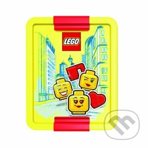 LEGO ICONIC Girl box na desiatu - žltá/červená - LEGO