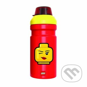 LEGO ICONIC Girl fľaša na pitie - žltá/červená - LEGO