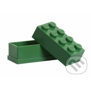 LEGO Mini Box - tmavě zelená - LEGO