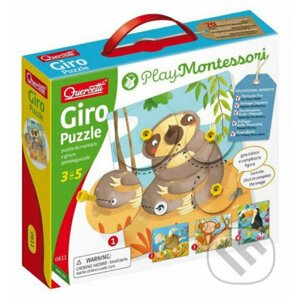 Giro Puzzle spinning puzzle - otáčivá skládačka - Quercetti