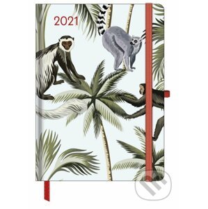 Diary Jungle Green Line 2021 - Te Neues