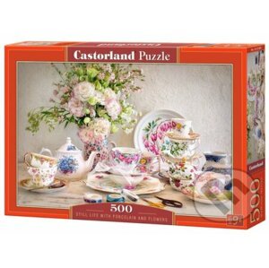 Still Life with Porcelain and flowers - Castorland