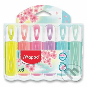 Maped - Zvýrazňovač Fluo Peps Pastel 6 ks - Maped