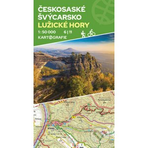 Českosaské Švýcarsko, Lužické hory - Kartografie Praha