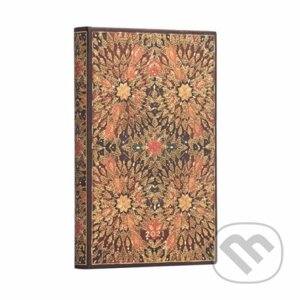 Paperblanks diár Fire Flowers 2021 - Hartley and Marks