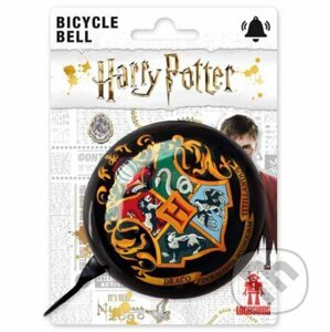 Kovový zvonček na bicykel Harry Potter: Erb Bradavice - Hogwart - Cure Pink