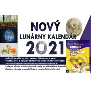 Nový lunárny kalendár 2021 + Zdravie podla biorytmov luny - Vladimír Jakubec, G.P. Malachov