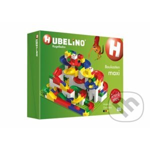 HUBELINO Kuličková dráha - set s kostkami Maxi 213 ks - LEGO
