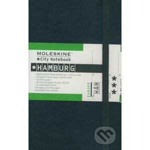 Moleskine CITY - malý zápisník Hamburg (čierny) - Moleskine