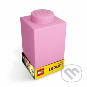 LEGO Classic Silikonová kostka noční světlo - růžová - LEGO