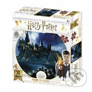 Harry Potter 3D puzzle - Bradavice v noci - CubicFun