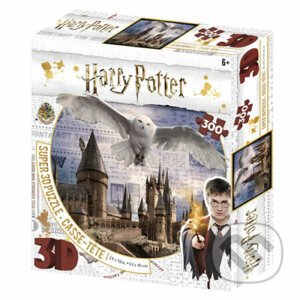 Harry Potter 3D puzzle - Bradavice a Hedvika - CubicFun