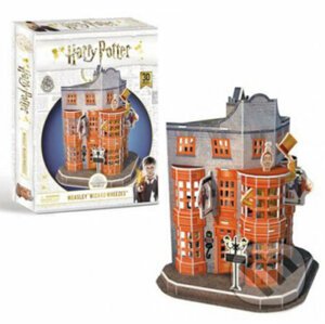 Harry Potter 3D puzzle - Příčná ulice Weasleyho kouzelnické kejkle - CubicFun