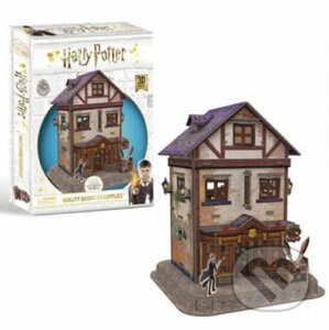 Harry Potter 3D puzzle - Příčná ulice potřeby pro famfrpál - CubicFun