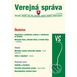 Verejná správa 9-10/2020 - Školstvo, odpady a obchodná likvidácia - Kolektív autorov
