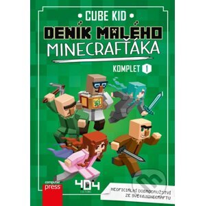 Deník malého Minecrafťáka - komplet 1 - Cube Kid