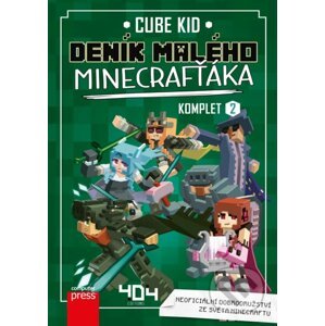 Deník malého Minecrafťáka - komplet 2 - Cube Kid
