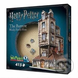Harry Potter 3D Puzzle: Rodinný dům Weasleyových - Doupě - Fantasy