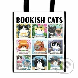 Bookish Cats Reusable Shopping Bag - Angie Rozelaar (ilustrátor)