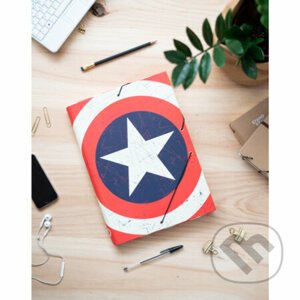 Zložka s klopami Avengers: Kapitán Amerika štít - Captain America