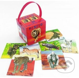 Safari - pexeso v krabičce s úchopem - Akim