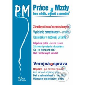 Práce a Mzdy č. 2/2021 - Uzávierka v mzdovej učtárni - Poradca s.r.o.