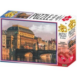 3D Puzzle Praha - Národní divadlo - EPEE