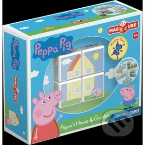 Magicube Peppa Pig House and Garden - Geomag