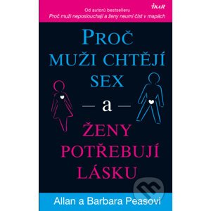 E-kniha Proč muži chtějí sex a ženy potřebují lásku - Allan Pease, Barbara Pease