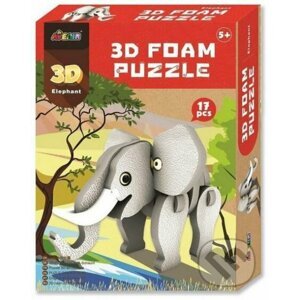 3D pěnové puzzle - Slon - Avenir