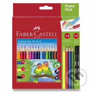 Faber - Castell Pastelky trojhranné 18 ks + 4ks + 2ks tužek - Faber-Castell