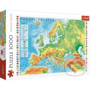 Mapa Evropy - Trefl