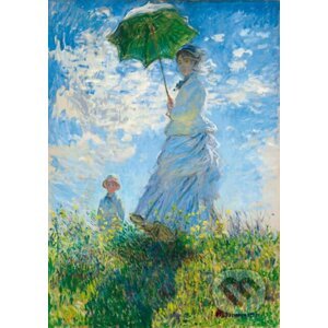 Claude Monet - Woman with a Parasol - Madame Monet and Her Son - Bluebird