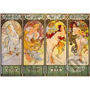 Mucha - Four Seasons, 1900 - Bluebird