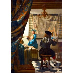 Johannes Vermeer - Art of Painting, 1668 - Bluebird