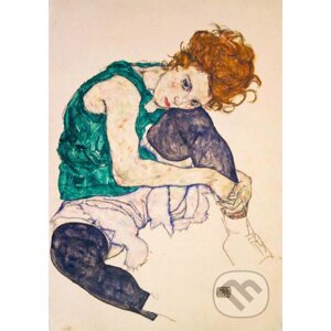 Egon Schiele - Seated Woman with Legs Drawn Up, 1917 - Bluebird